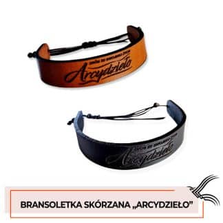Bransoletka skórzana “Arcydzieło”